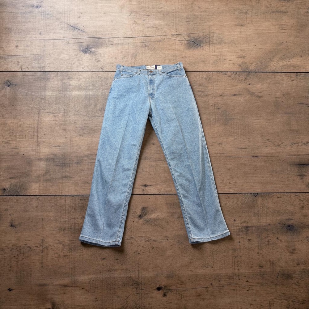 Levi Strauss 540 Relaxed Fit Light Wash Denim Jeans Mens W36 L30